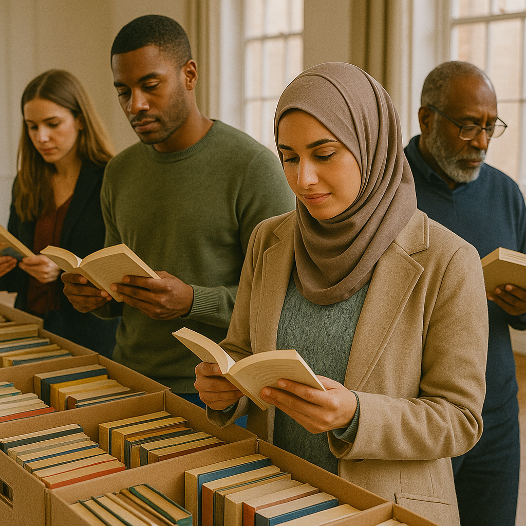 Découvrez notre marché des bouquinistes et des disques vinyles !