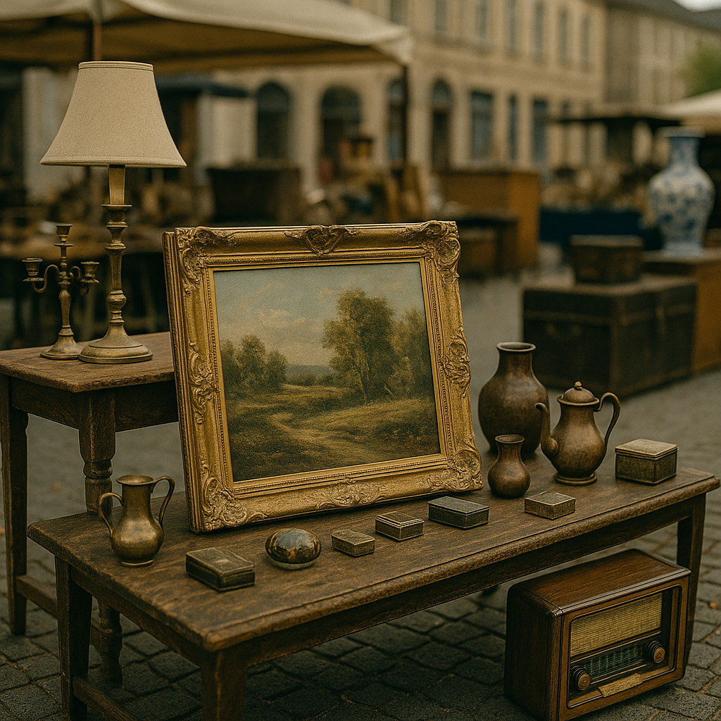 Brocante des dimanches matins en plein cœur d'Auréc-sur-Loire !